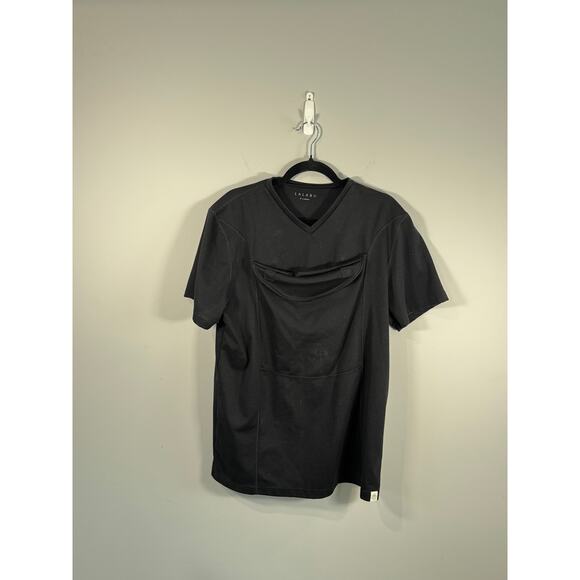 Lalabu Men’s Dad Shirt Black Short Sleeve Size XL – Kangaroo Care Bonding Tee - Picture 7 of 8